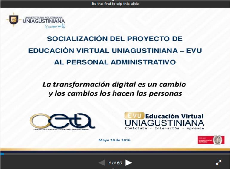 EVU hacia una Transformación Digital con Sello Agustiniano