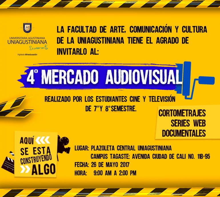 Cuarto Mercado Audiovisual, evento organizado por estudiantes de Cine y Televisión