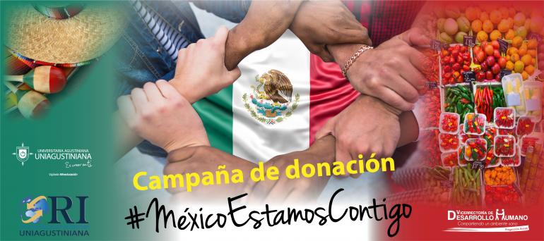 Jornada de donación pro terremoto México