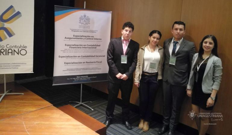 Estudiantes y docentes del programa Contaduría Pública fueron ponentes en 3 universidades de Bogotá