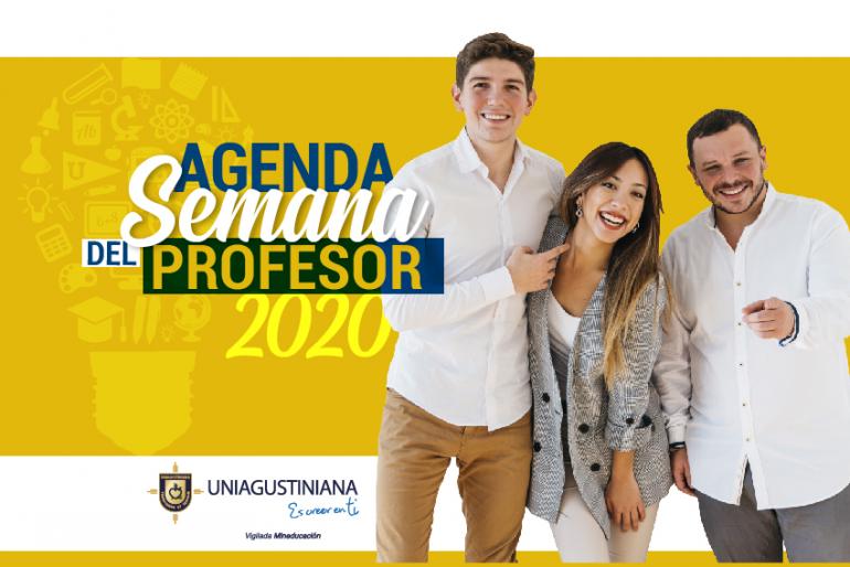 Agenda Semana del Profesor 2020 ¡Prográmate!
