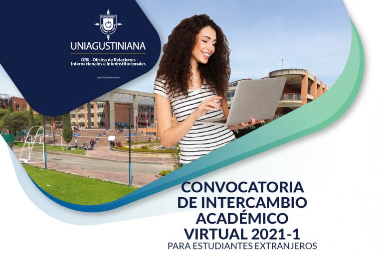 Convocatoria de Intercambio Académico Virtual 2021-1para estudiantes extranjeros