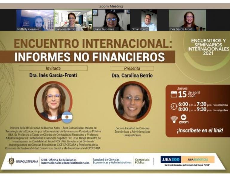 Encuentros Internacionales 2021 Informes No Financieros