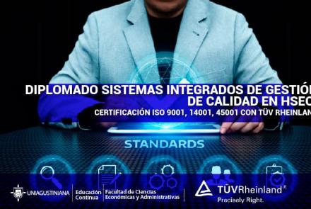  Diplomado sistemas integrados de gestión de calidad en HSEQ: Certificación ISO 9001, 14001, 45001 con SGS