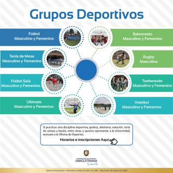 Inscripciones abiertas, Grupos Deportivos