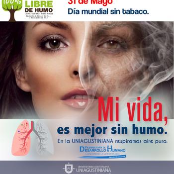 Día mundial sin Tabaco, respiremos aire puro con espacios libres de humo