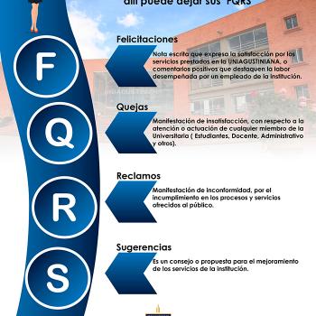 La UNIAGUSTINIANA te invita a utilizar el Sistema de servicio al cliente FQRS