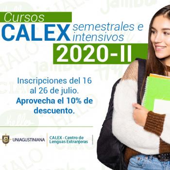 ¡Inscríbete a nuestros Cursos CALEX semestrales intensivos!