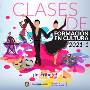 Clases de formación en Cultura 2021-1 ¡Inscríbete aquí!