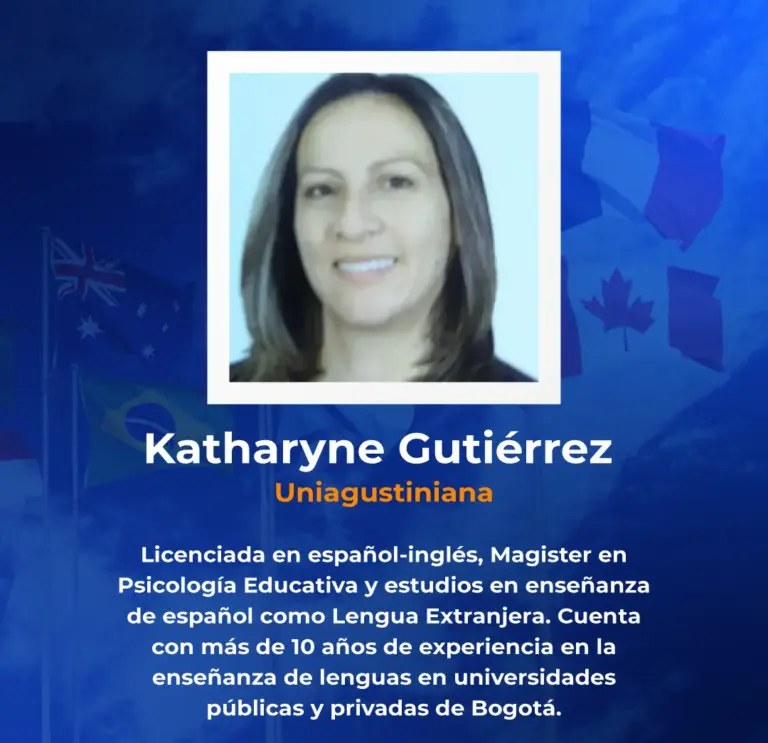 Conferencista Katharyne Gutiérrez