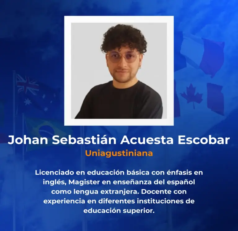 Conferencista Johan Sebastián Acuesta Escobar