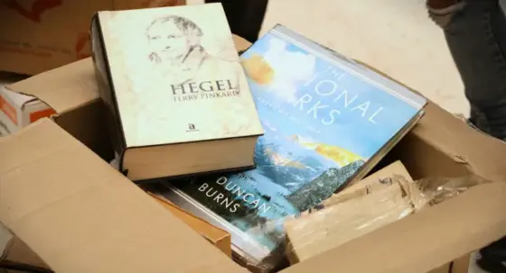 La Biblioteca Fray Pedro Fabo entrega donación de 453 libros