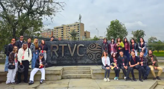 Uniagustiniana llega a RTVC con sus estudiantes de Cine y TV