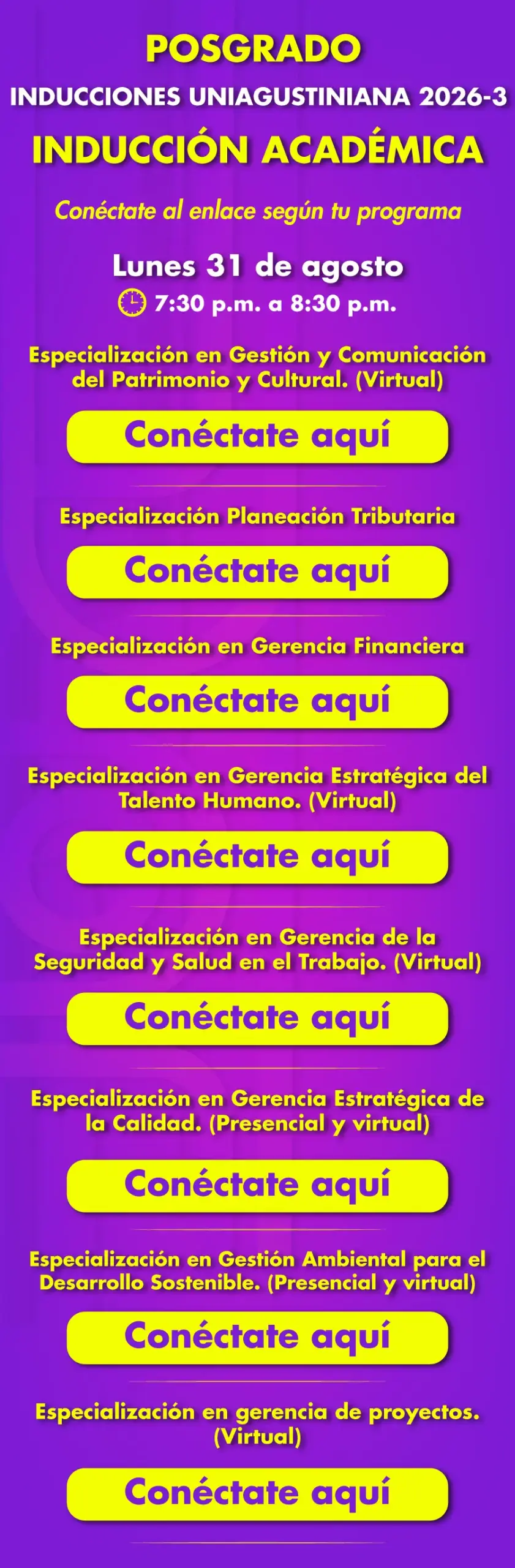 Mapa de inducciones posgrado